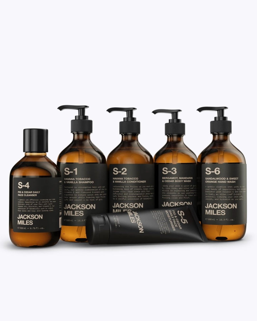 Jackson Miles The Complete Collection - Men's Grooming & Skincare Kit - Wellmate